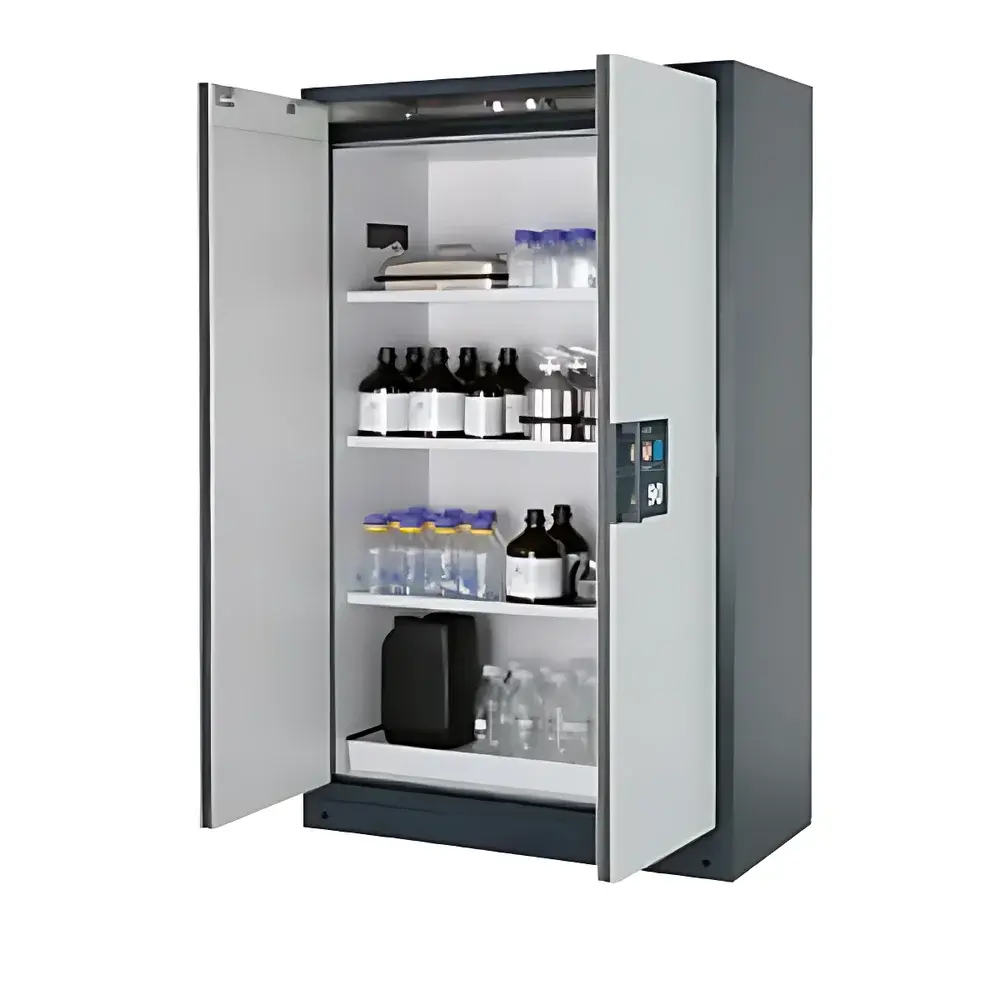 ASECOS Q90.195.120 & Q90.195.060 90-Minute Fire-Resistant Safety Cabinets (EN 14470-1 Compliant)