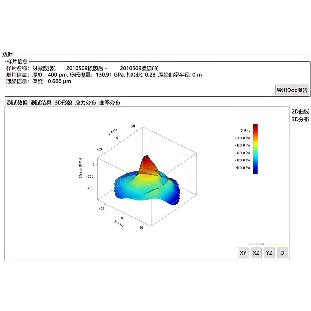 SuPro FST 5000 Thin Film Stress Tester