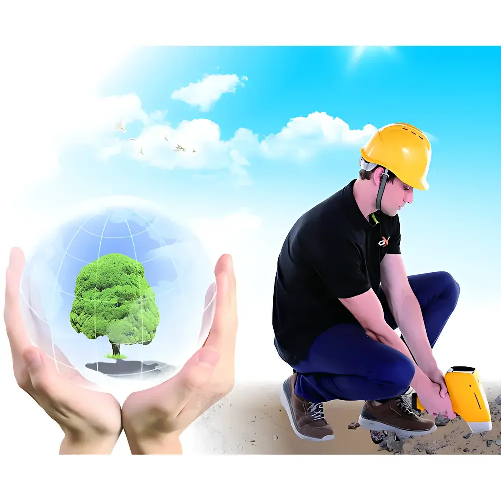 I-CHEQ F2-9000 Handheld Energy Dispersive X-Ray Fluorescence (ED-XRF) Spectrometer for Soil and Environmental Analysis