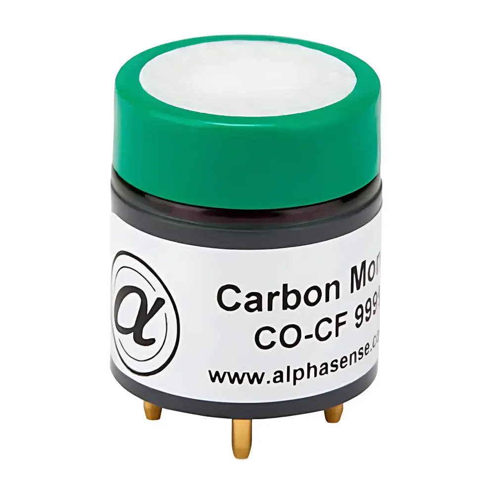 Alphasense CO-CF Electrochemical Carbon Monoxide Sensor with Smoke-Resistant Filter
