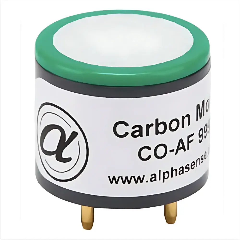 Alphasense CO-AF Miniature Electrochemical Carbon Monoxide Sensor with Integrated Filter Membrane