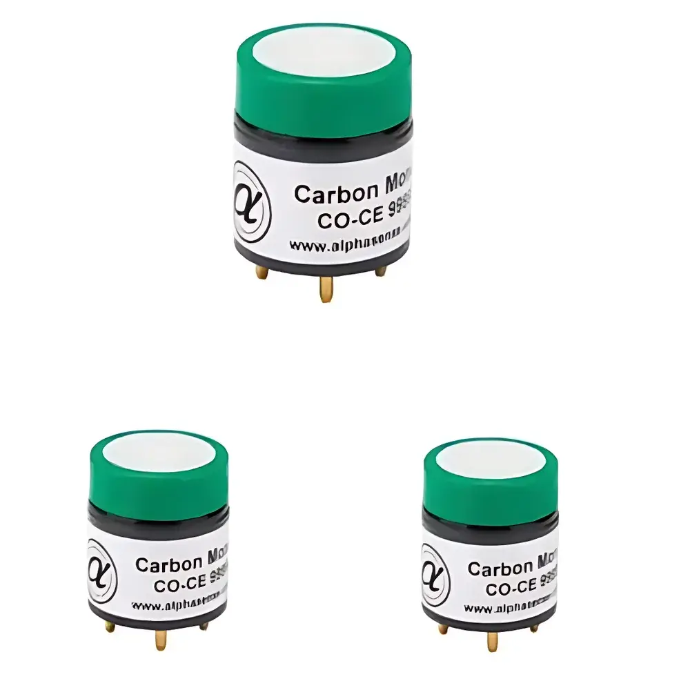 Alphasense CO-CE Electrochemical Carbon Monoxide Sensor (Smoke-Resistant, High-Range)