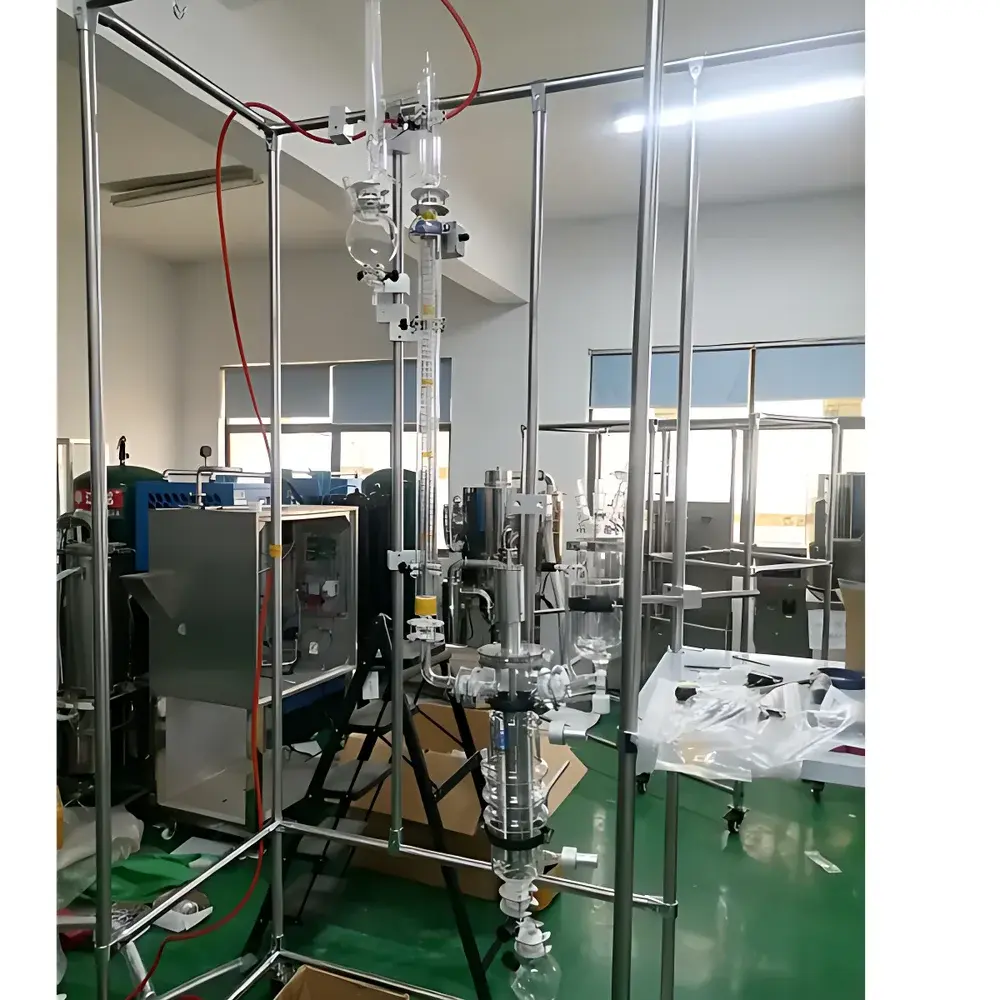JTONE AYJ-5 Benchtop Glass Packed Distillation Column System