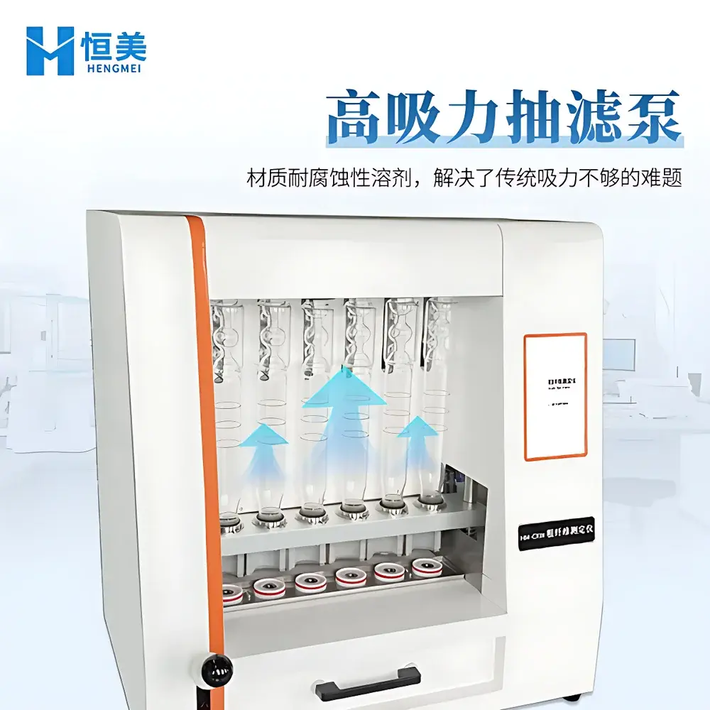Hengmei HM-CXW Acid-Base Fiber Analyzer for Crude Fiber and Detergent Fiber Determination