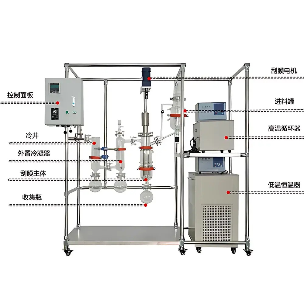 AYAN B80 Vacuum Thin-Film Evaporator for Liquid Mixture Separation