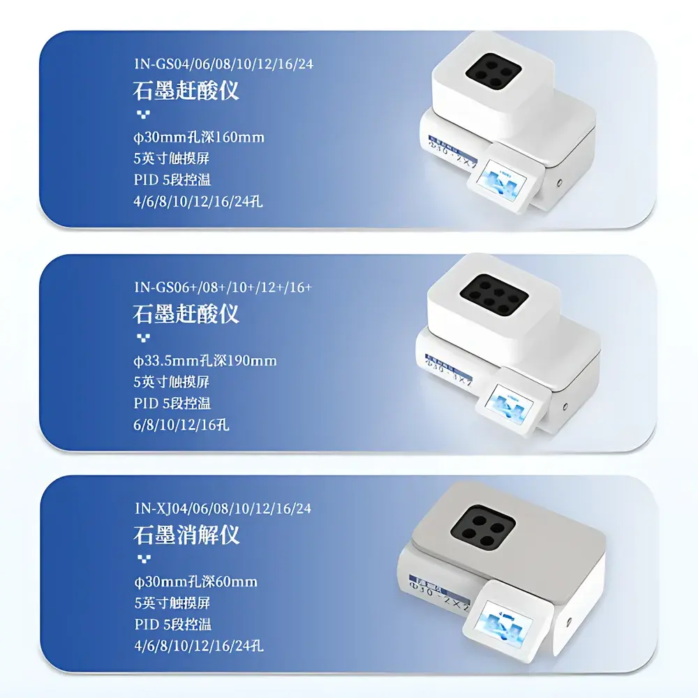 COMECAUSE IN-XJ12 Intelligent Graphite Block Digestion System
