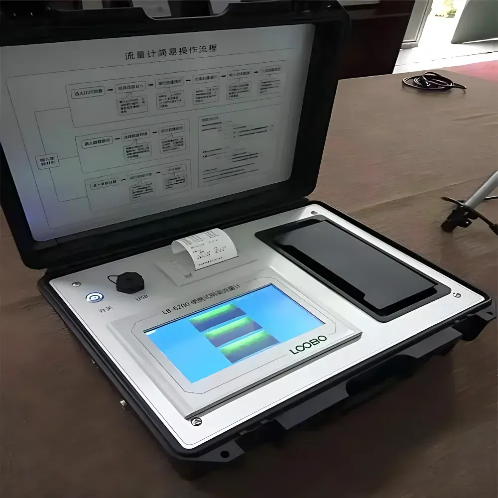 Loobo LB-6200 Portable Ultrasonic Open-Channel Flowmeter