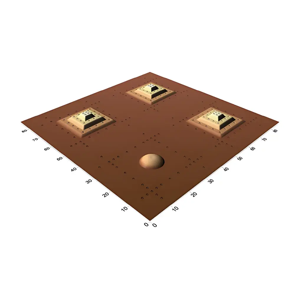 point electronic 3D Calibration Kit for Electron Microscopy and Scanning Probe Microscopy