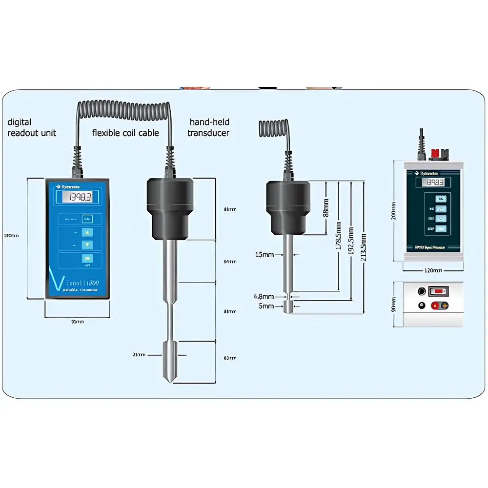 Hmsense VL7-100B Portable Oscillating Viscometer