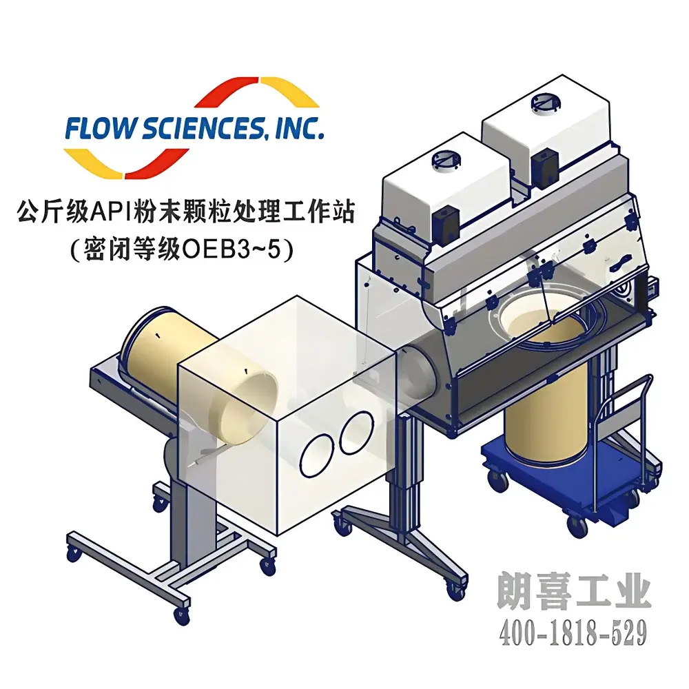 Flow Sciences FSOEB High-Containment API Powder Handling Workstation