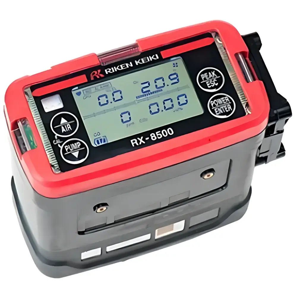 RIKEN KEIKI RX-8500 Multicomponent Portable Gas Detector for Methane, Oxygen, Carbon Monoxide, and Carbon Dioxide