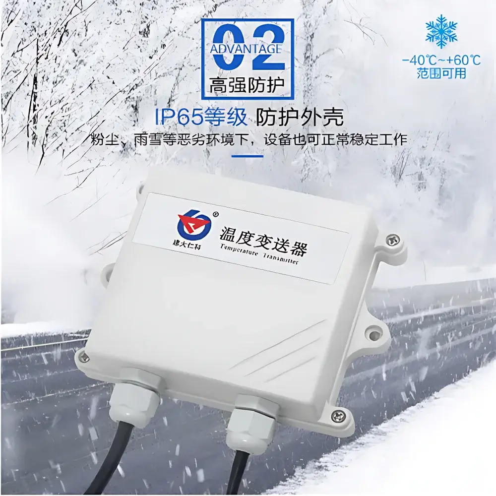 RenKe RS-WD-*-2 Wall-Mounted “Wangzi” Enclosure Single-Channel Temperature Transmitter