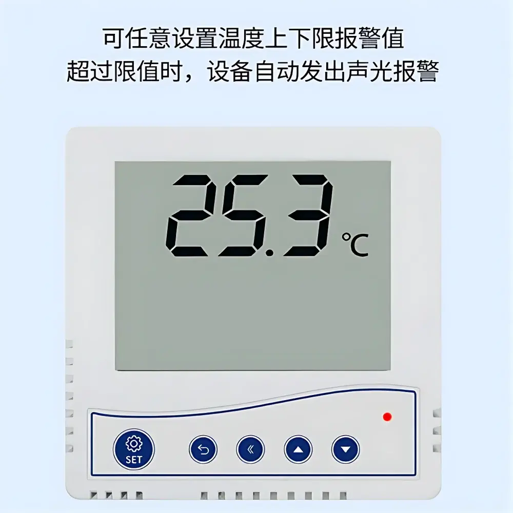 RenKe RS-WD 86×86 mm Single-Temperature Transmitter with LCD Display (Analog Output)