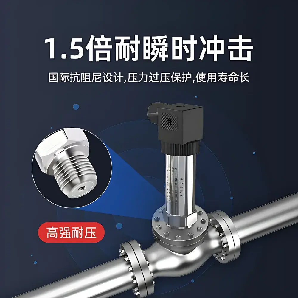 RenKe RK-PM300 Industrial Pressure Transmitter with Integrated Temperature Sensing