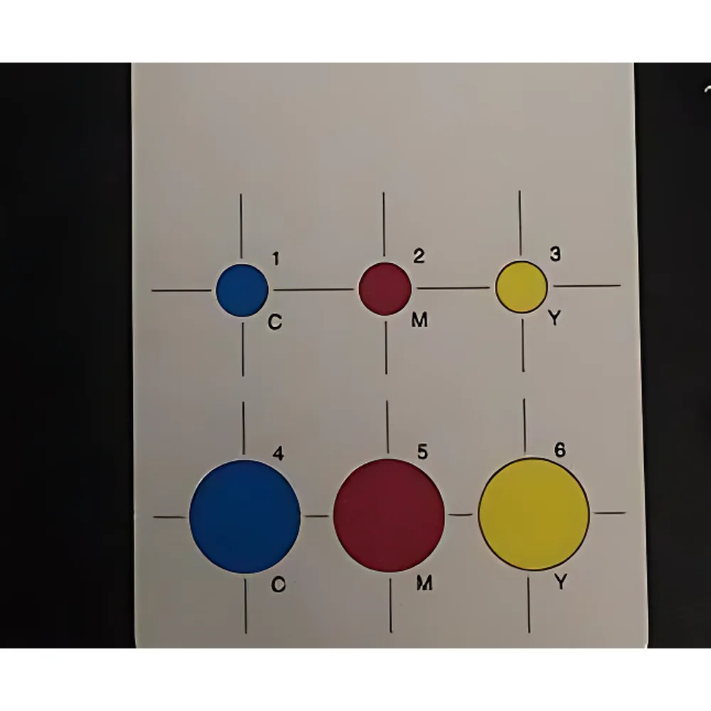 Biaozhuo Standard Reflectance Plates for Densitometer Calibration (Black & White and Color Sets)