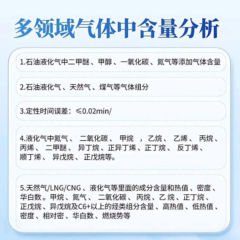 Yuntang GC-R1 Integrated Natural Gas Composition & Calorific Value Analyzer