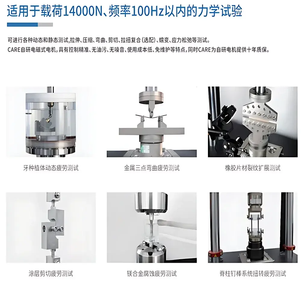 CARE M-3000 Electromagnetic High-Frequency Dynamic Fatigue Testing System