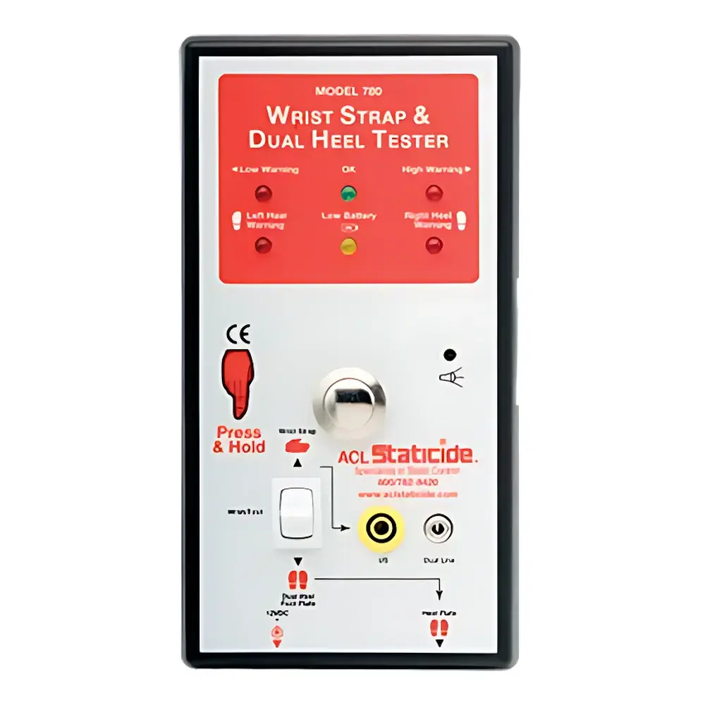 ACL Staticide 780/781 Combined Wrist Strap and Footwear Static Resistance Tester