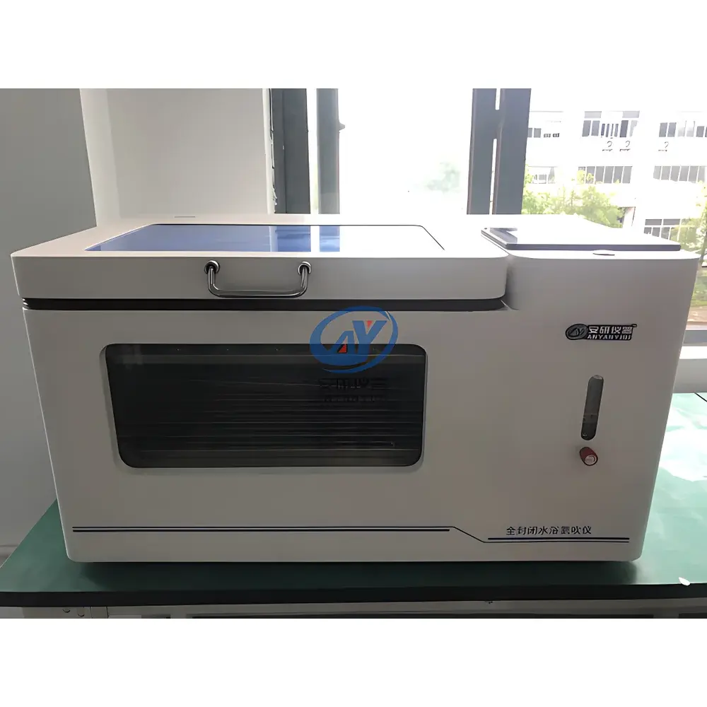 AYAN-DC30S Fully Enclosed Water-Bath Nitrogen Evaporator with 7-Inch Touchscreen Display