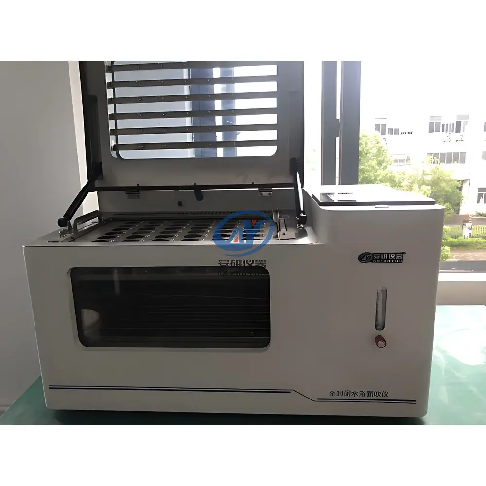 AYAN-DC30S Fully Enclosed Water-Bath Nitrogen Evaporator with 7-Inch Touchscreen Display