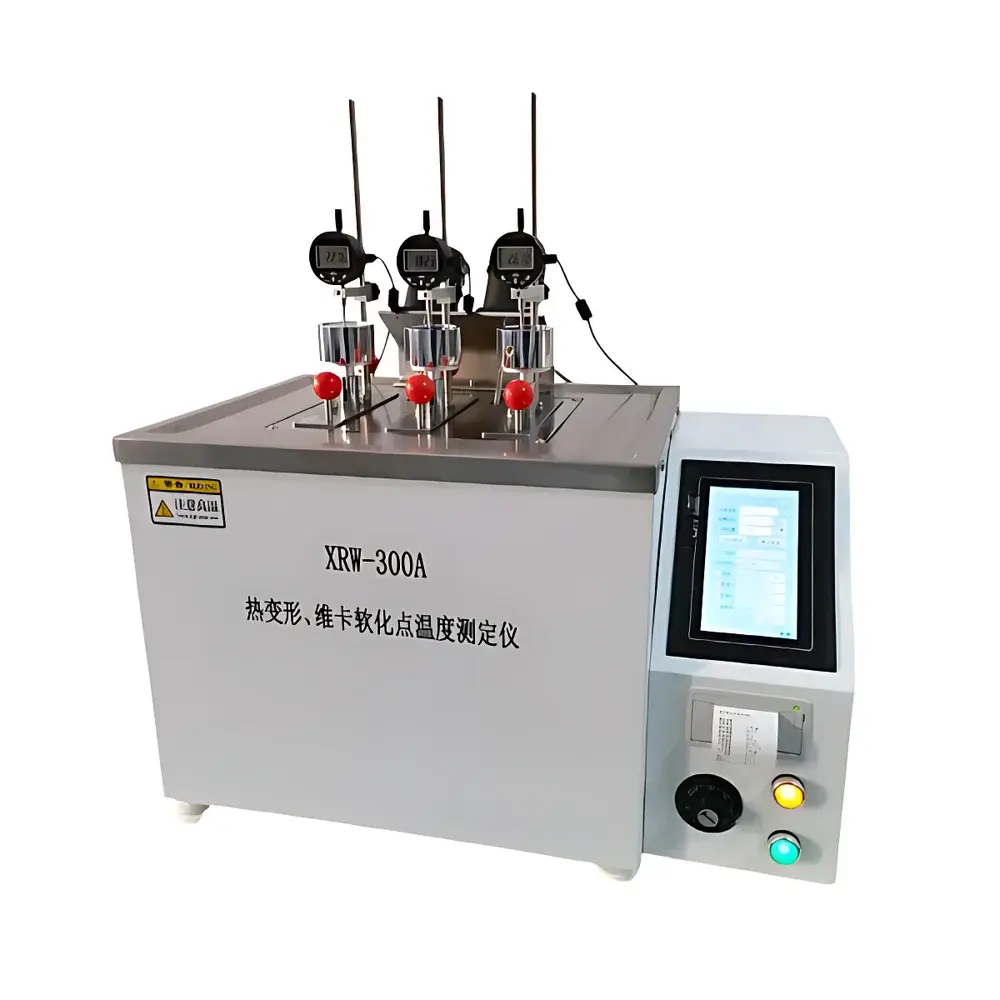 Zhonglu XRW-300A3 Load Deflection Temperature (HDT) & Vicat Softening Temperature (VST) Tester