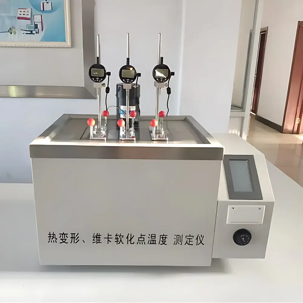 Zhonglu XRW-300A3 Load Deflection Temperature (HDT) & Vicat Softening Temperature (VST) Tester