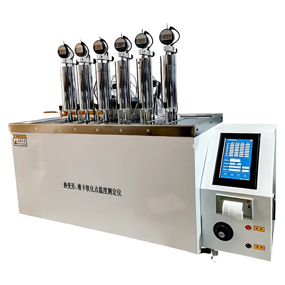 Zhonglu XRW-300C6 Load Deflection Temperature (HDT) and Vicat Softening Temperature (VST) Tester
