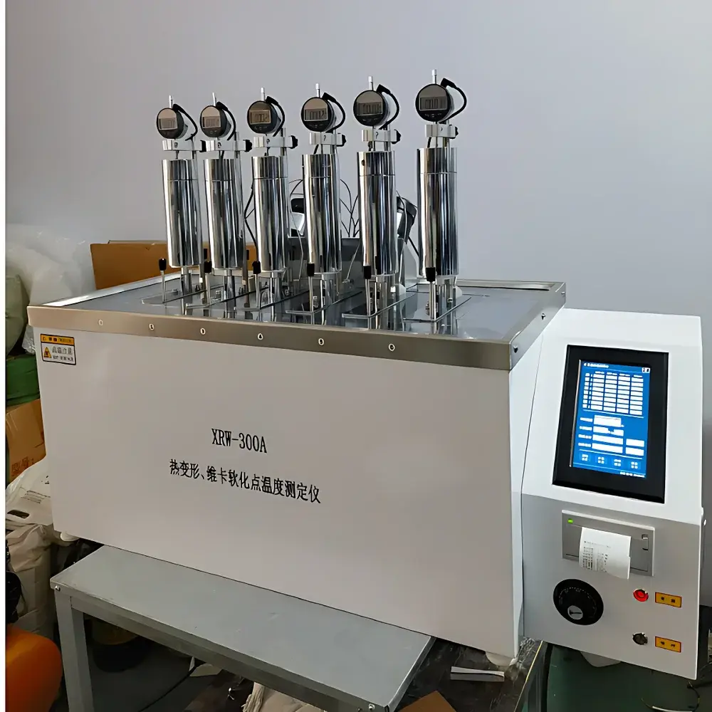 Zhonglu XRW-300C6 Load Deflection Temperature (HDT) and Vicat Softening Temperature (VST) Tester