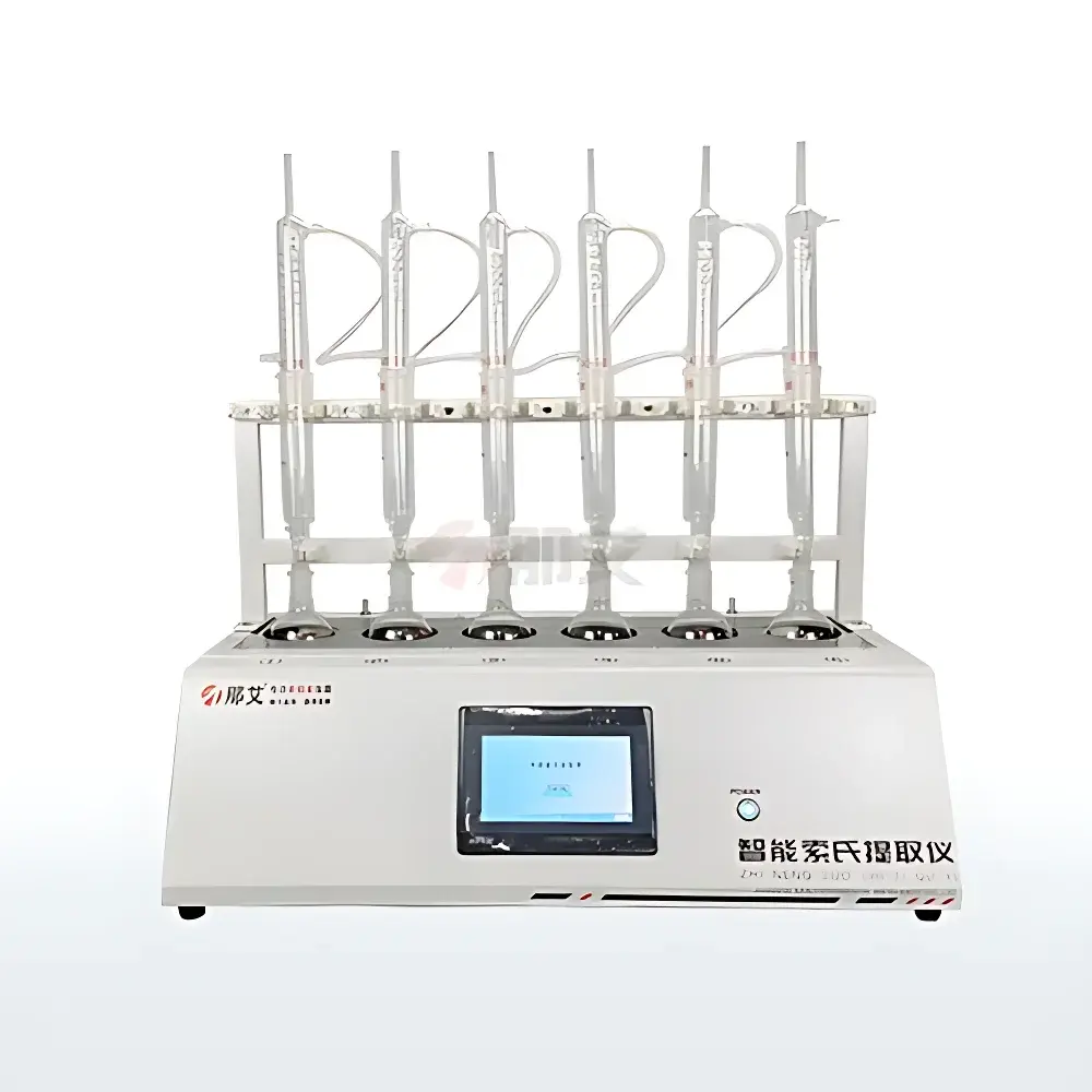 NAI-ST-6S Six-Position Water-Bath Soxhlet Extractor with 250 mL Extraction Thimbles