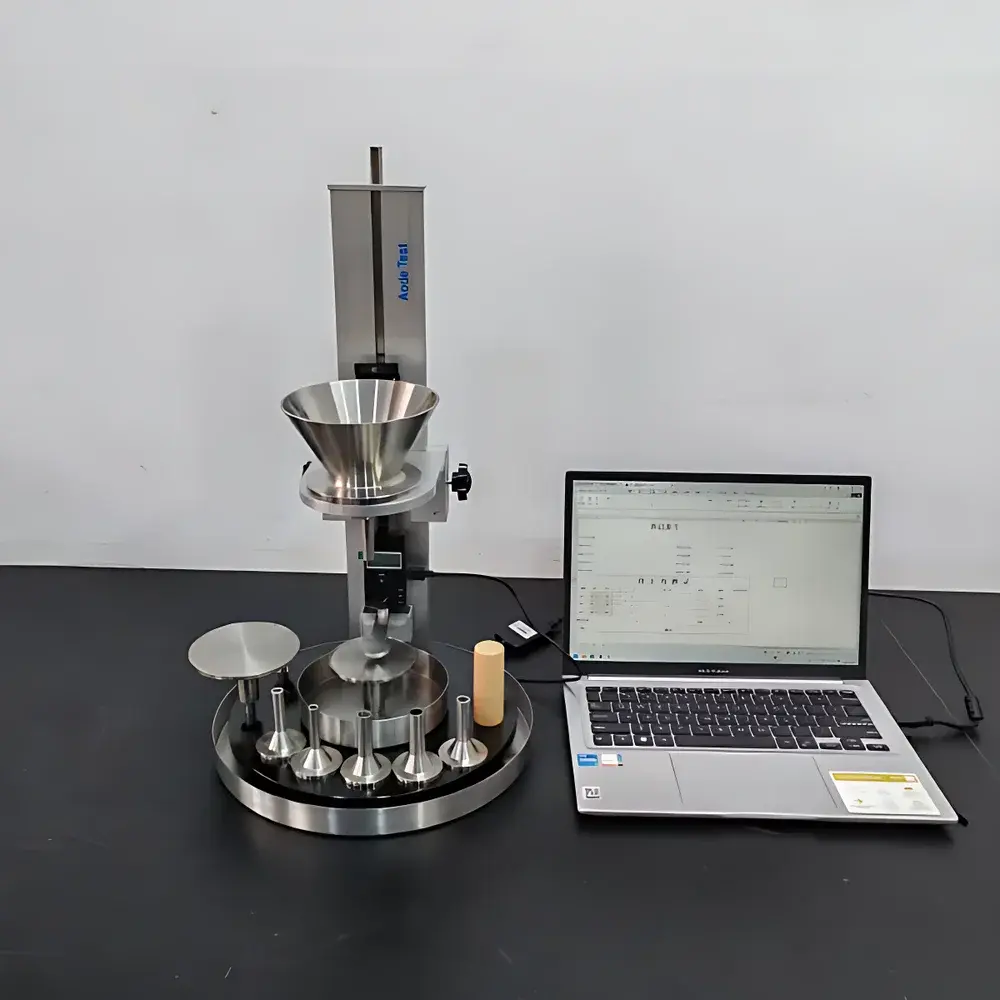 Aode Aode-312-A USP/ChP Compliant Powder Flow Tester (Angle of Repose Instrument, Pharmacopoeial Method 9604)