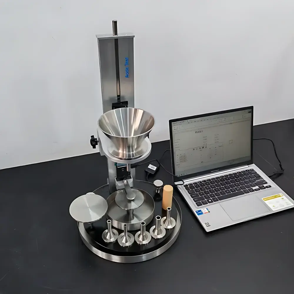 Aode Aode-312-A USP/ChP Compliant Powder Flow Tester (Angle of Repose Instrument, Pharmacopoeial Method 9604)