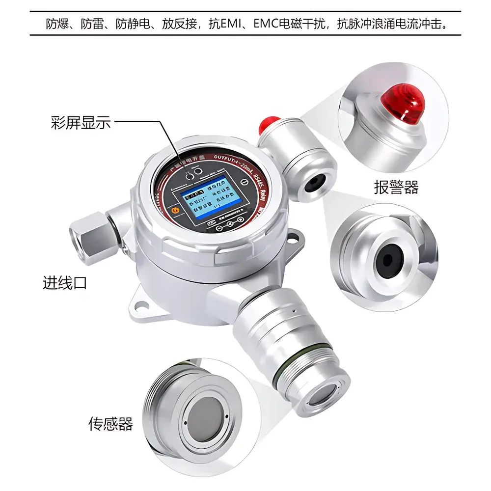 Eranntex MIC-500S-CL2 Fixed-Mount Chlorine Gas Detector