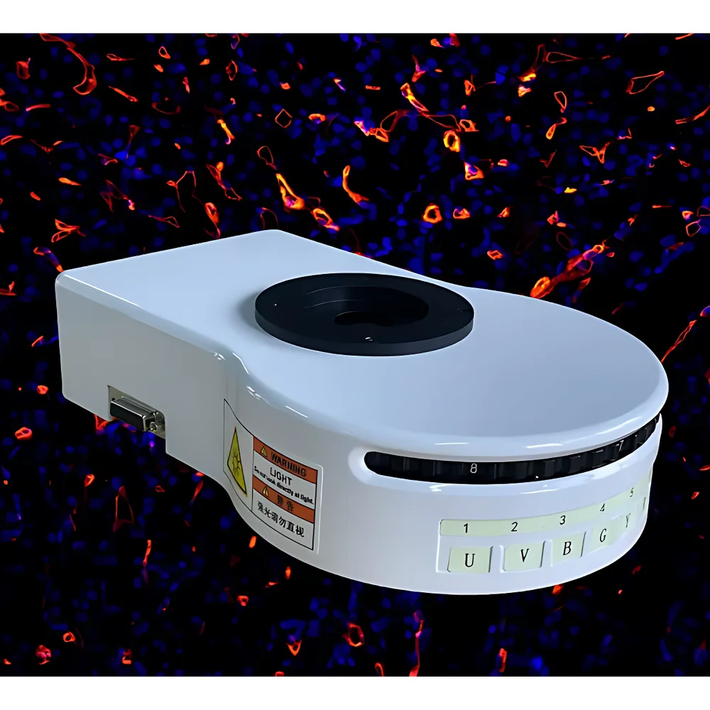 MingHui FL8-BGU-MH Upright Eight-Position LED Fluorescence Attachment