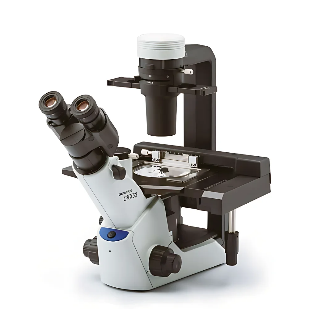 MingHui BG-LED-IMH Dual-Channel LED Fluorescence Attachment for Olympus CKX53 Inverted Microscopes
