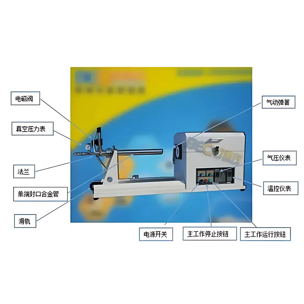 BEQ BTF-1200C-DSL High-Temperature & High-Pressure Horizontal Tube Furnace