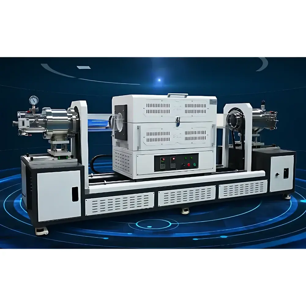 BEQ BTF-1200C-II-UAR-SL Dual-Zone Rotating Tube Furnace with Ultrasonic Atomization