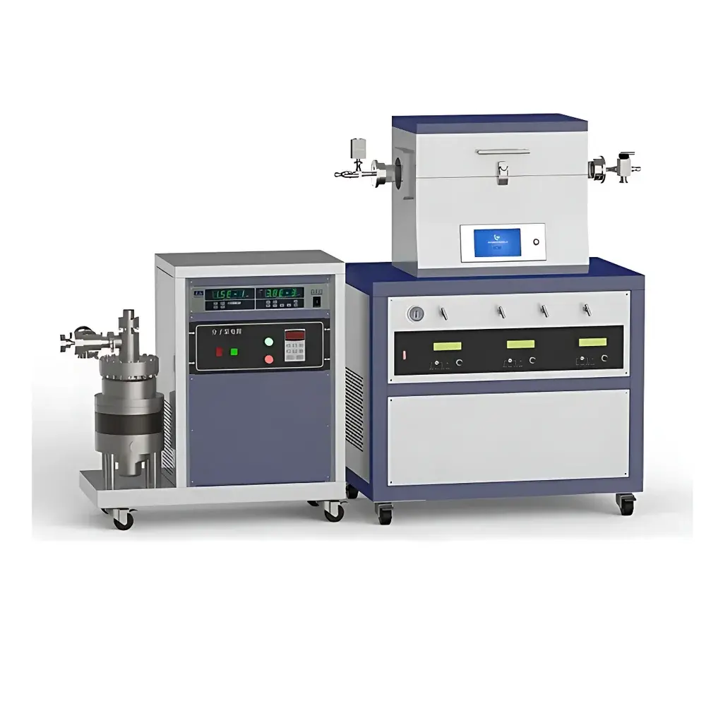 CYKY CY-CVD1200-50 Dual-Zone High-Vacuum Chemical Vapor Deposition System