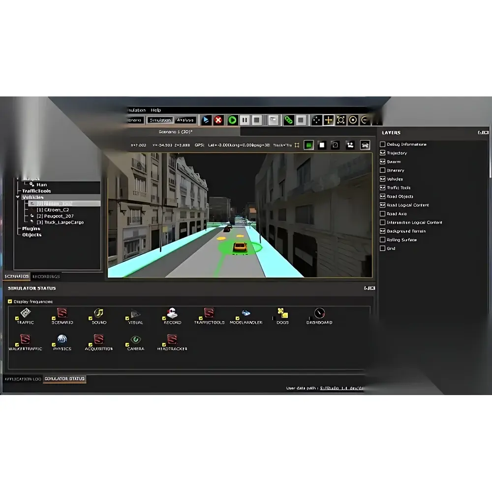 ANSYS VRXPERIENCE Autonomous Driving Simulation Platform