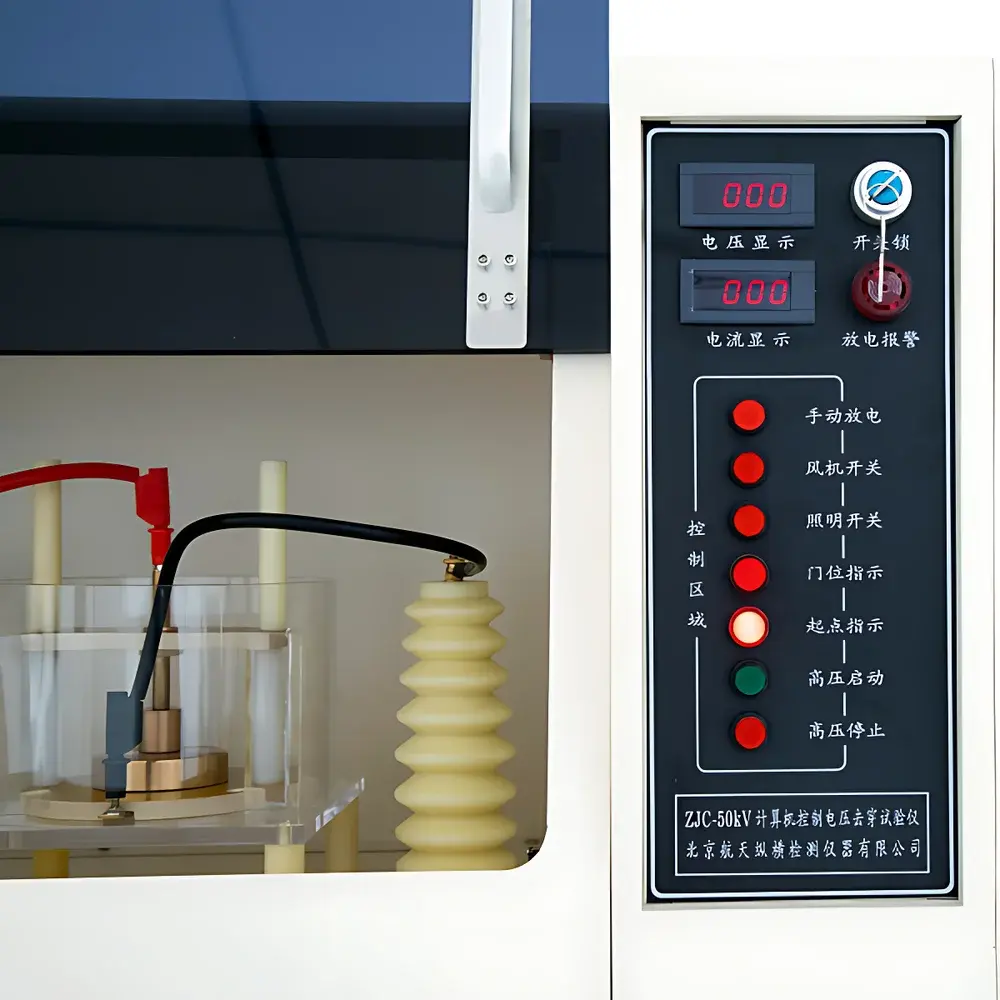 Aerospace ZJC-150KV Dielectric Strength Tester for Vulcanized Rubber and Solid Insulating Materials