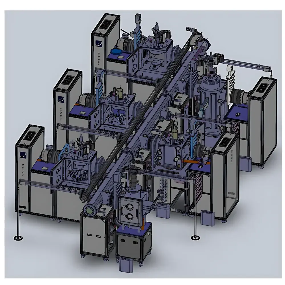 Vector Scientific SLKX-102-11 High-Vacuum Interconnected Physical Vapor Deposition (PVD) System