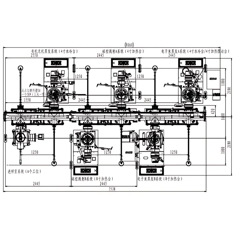 Vector Scientific SLKX-102-11 High-Vacuum Interconnected Physical Vapor Deposition (PVD) System
