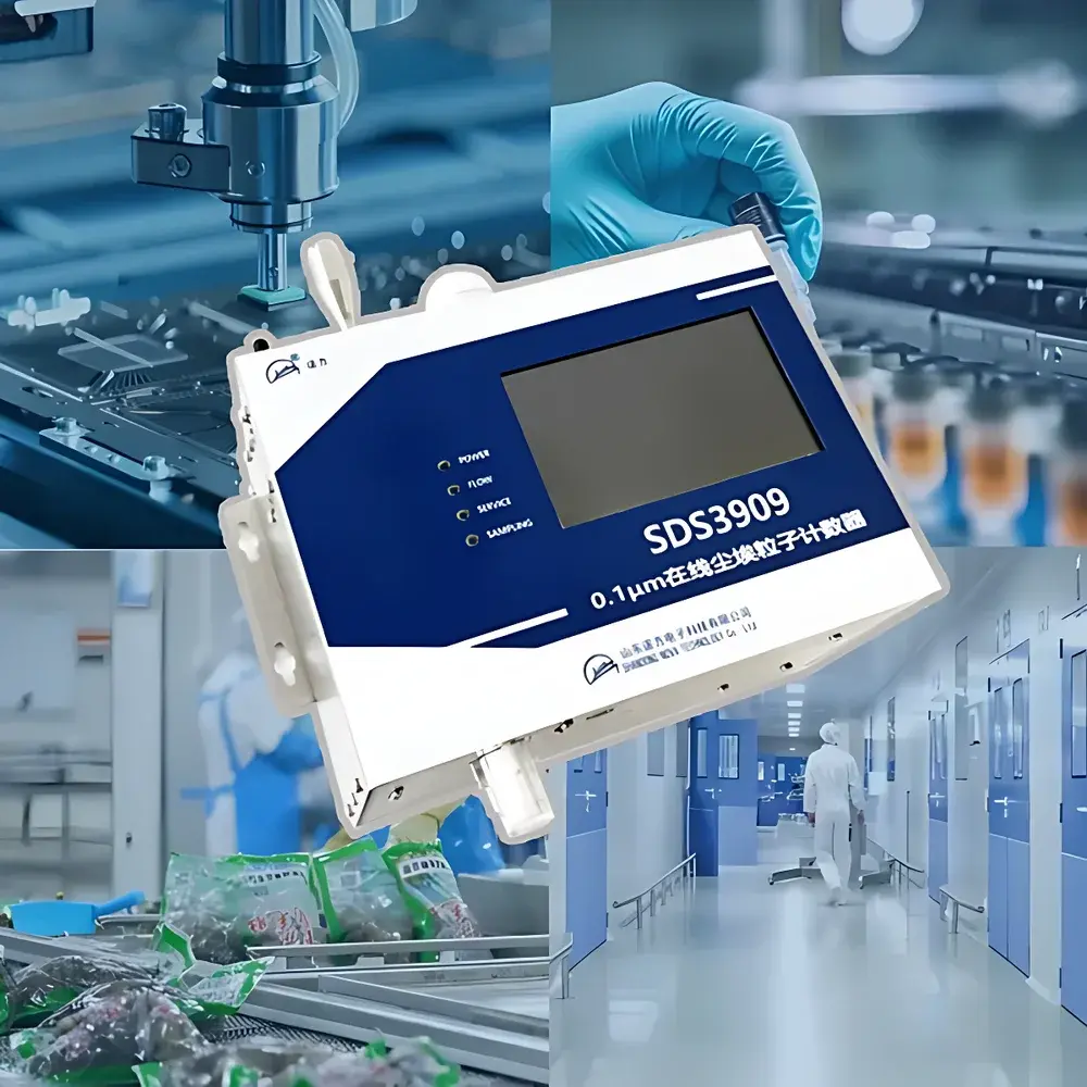 NOVA TECHNOLOGY SDS3909 Online Airborne Particle Counter (2.83 L/min, 0.1 μm Detection Threshold)