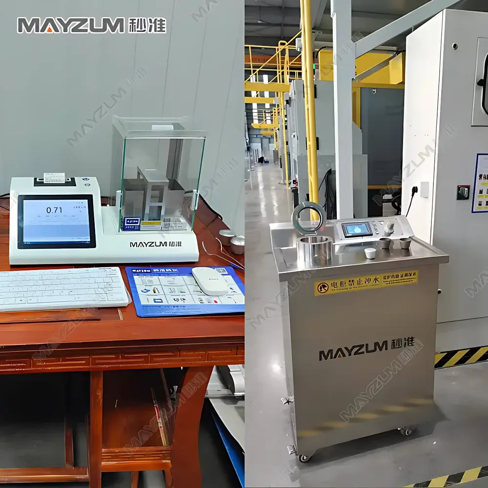 MAYZUM MAYA203DIV2L ASTM/ISO-Compliant Aluminum Melt Hydrogen Analyzer via Vacuum Solidification Density Equivalence Method