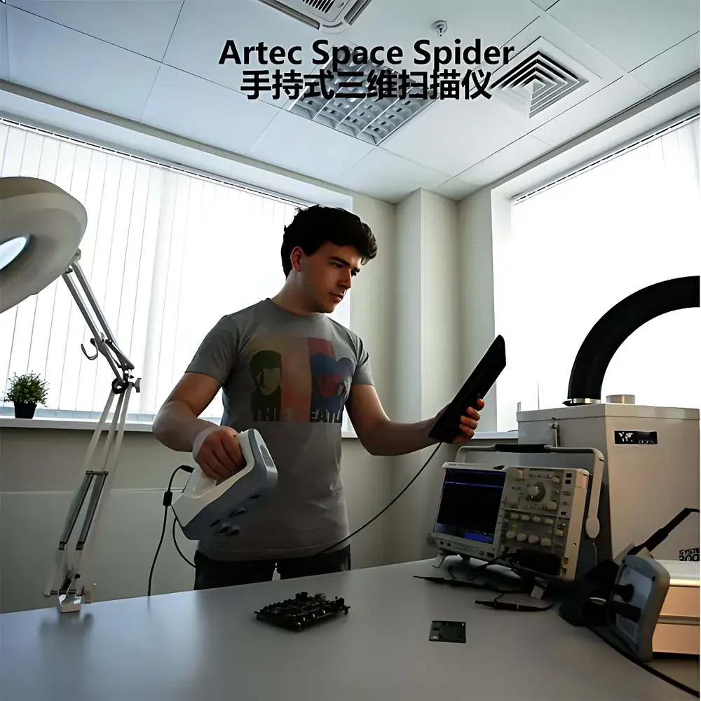 Artec Space Spider Industrial-Grade Blue-Light 3D Scanner