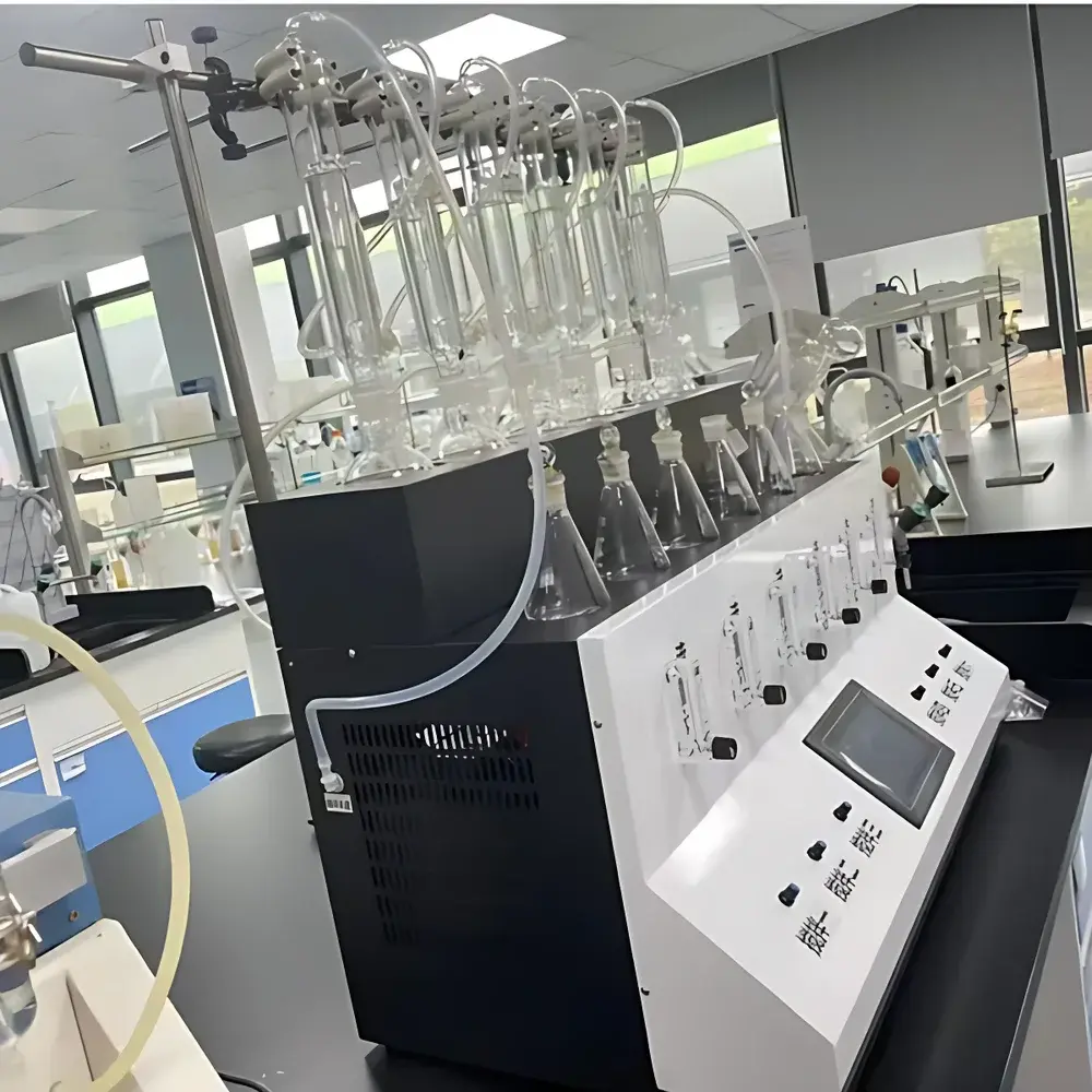 Chuanyu Instruments CHSO2-4 Sulfur Dioxide Residue Distillation Analyzer for Food, Traditional Chinese Medicine, and Beverage Industries