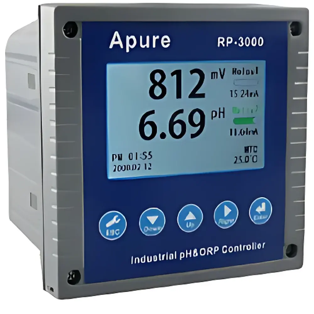 Apure RP-3000 Dual-Channel Online pH and ORP Transmitter