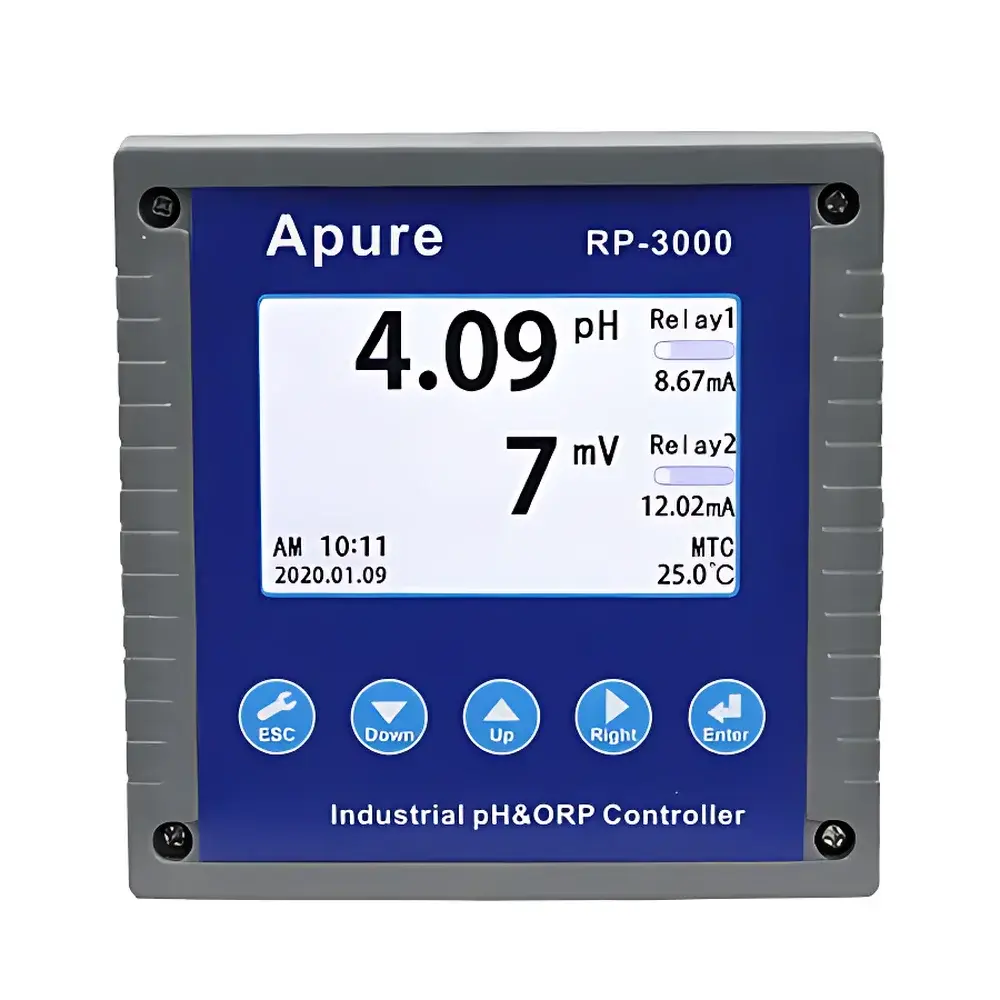 Apure RP-3000 Dual-Channel Online pH and ORP Transmitter