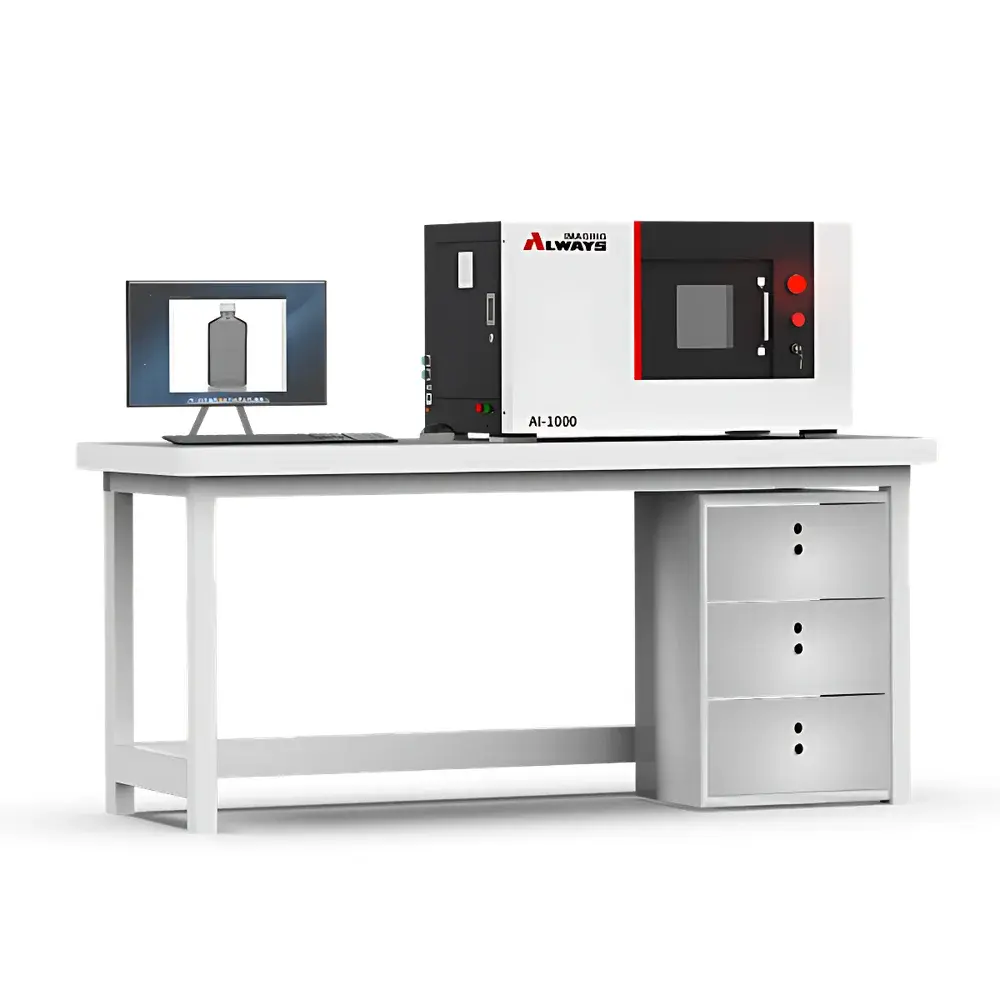 Always Imaging AI-1000 Industrial Micro-CT System for Glass Container Porosity Analysis