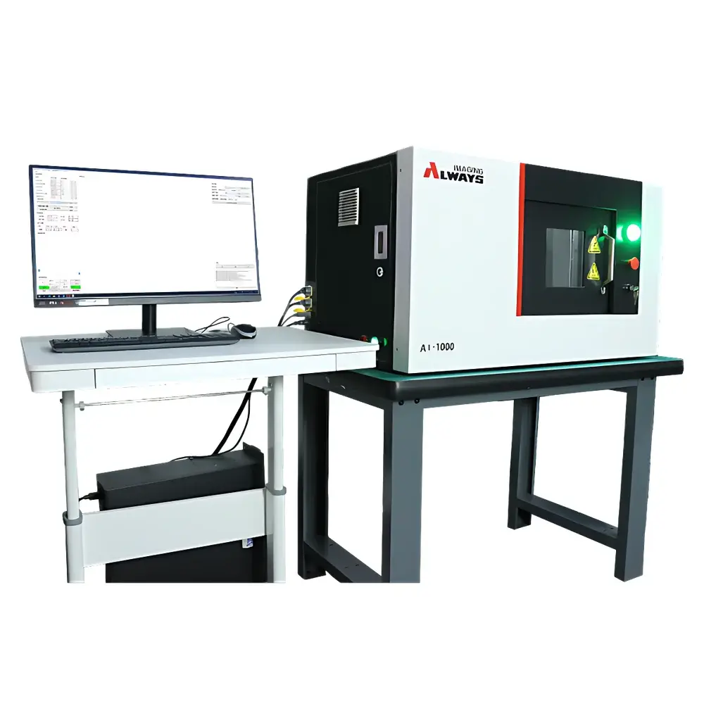 Always Imaging AI-1000 Industrial Micro-CT System for Glass Container Porosity Analysis