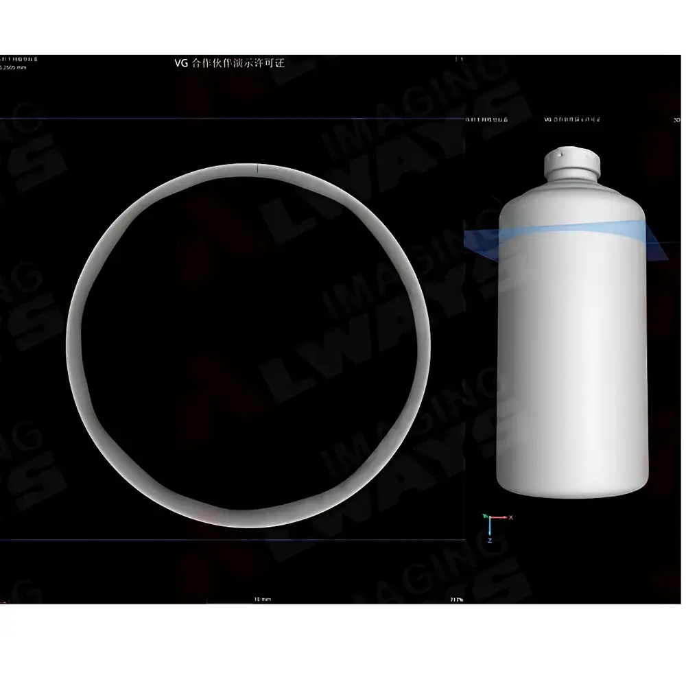 Always Imaging AI-1000 Industrial Micro-CT System for Glass Container Porosity Analysis